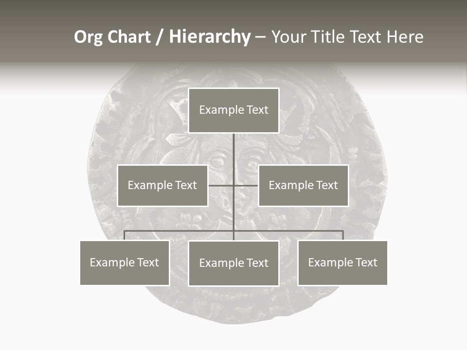 Inscription Silver Quatrefoil PowerPoint Template