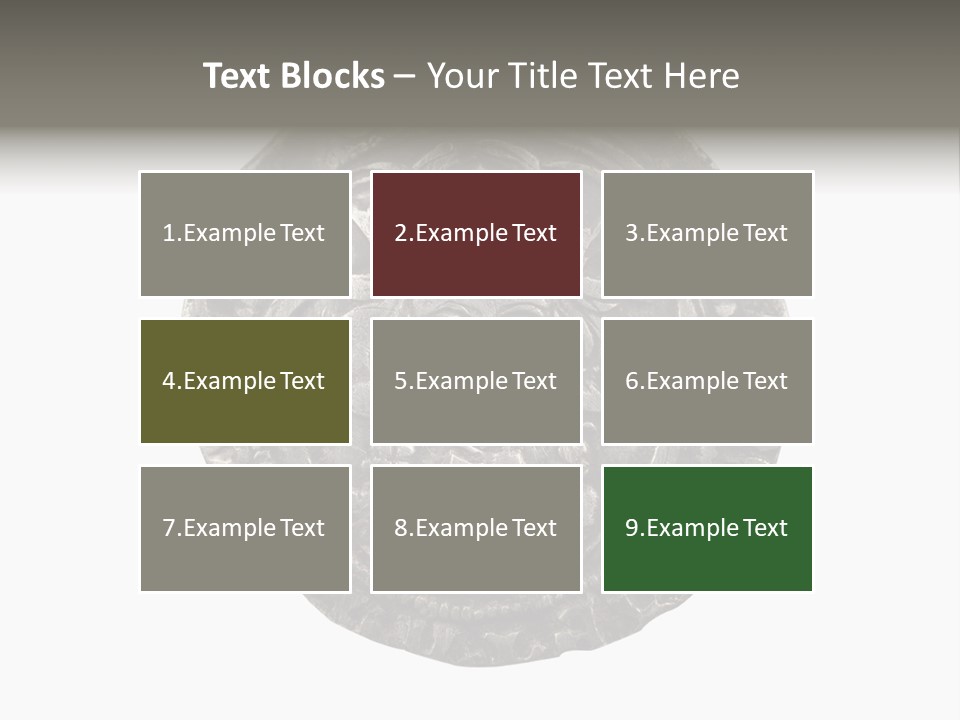 Inscription Silver Quatrefoil PowerPoint Template