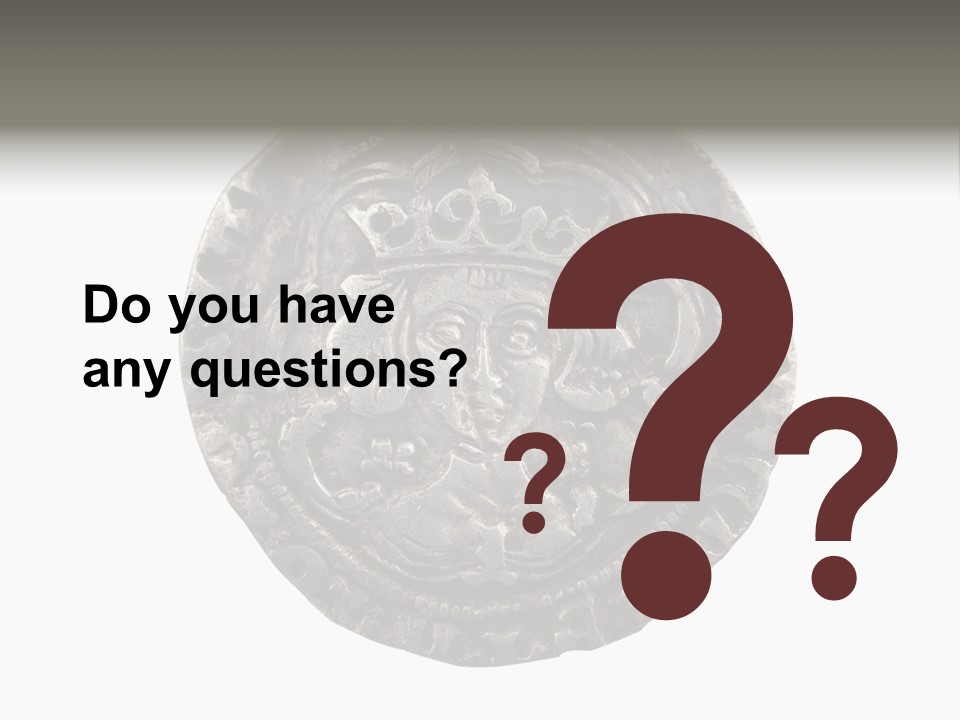 Inscription Silver Quatrefoil PowerPoint Template