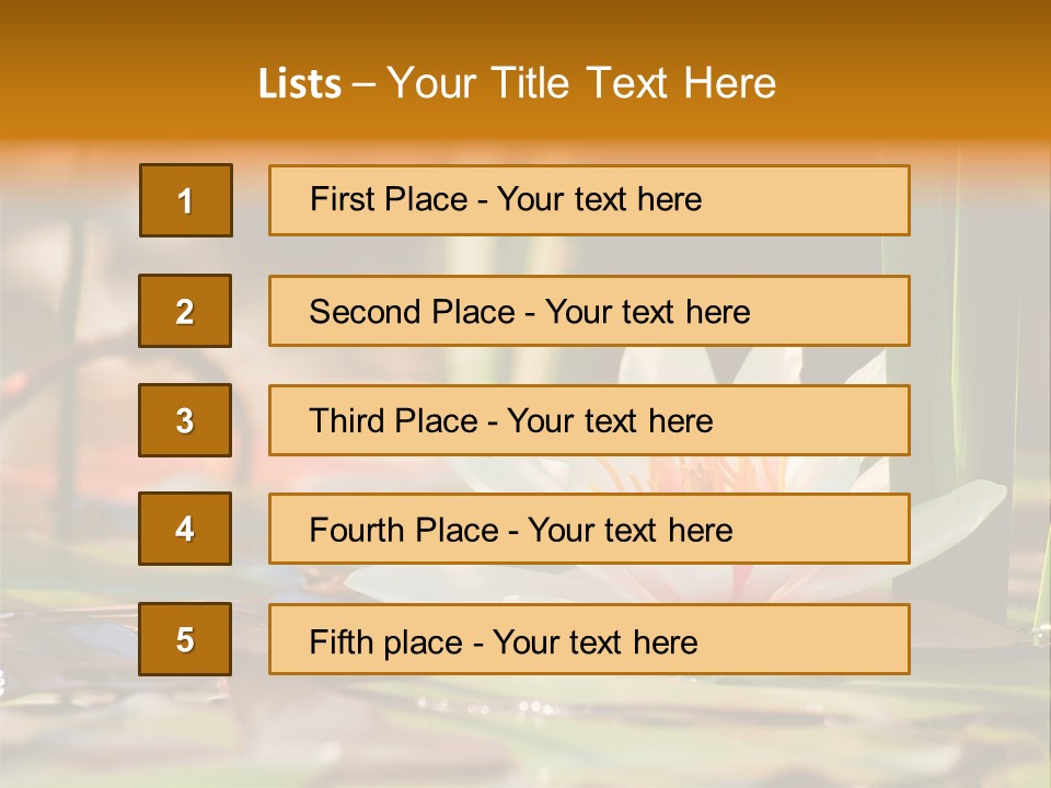Flower Spring Flora PowerPoint Template