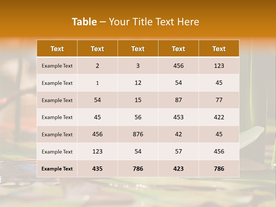 Flower Spring Flora PowerPoint Template