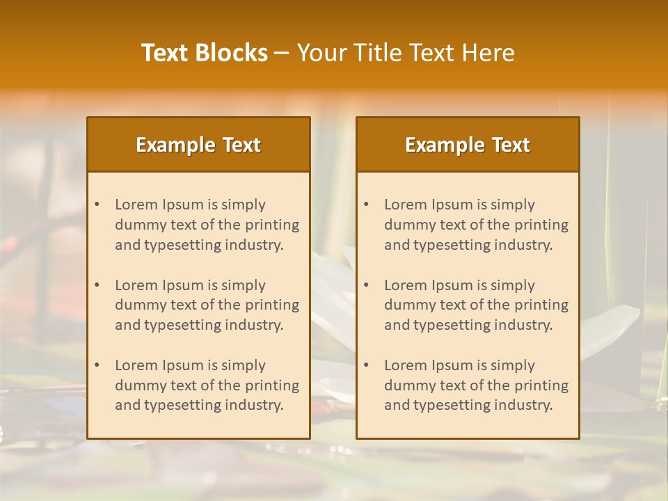 Flower Spring Flora PowerPoint Template