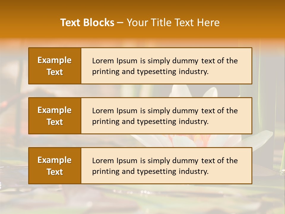 Flower Spring Flora PowerPoint Template