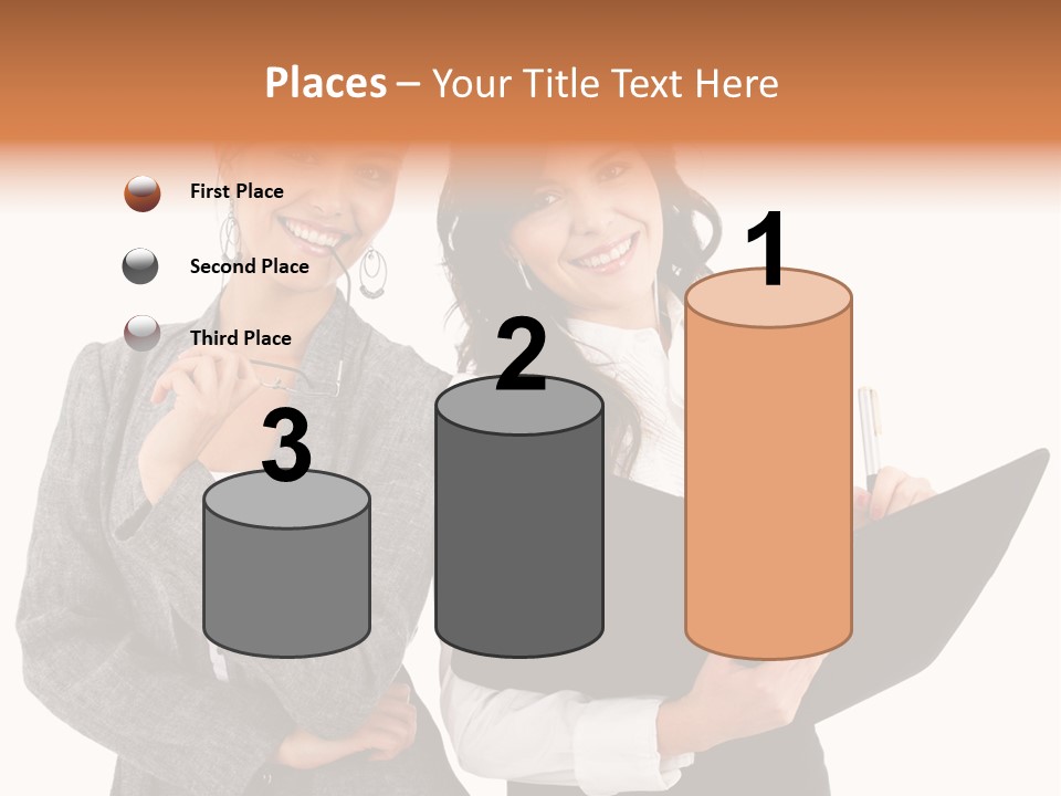 Young Twenties Women PowerPoint Template