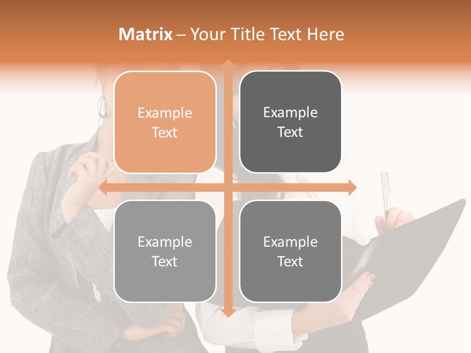 Young Twenties Women PowerPoint Template