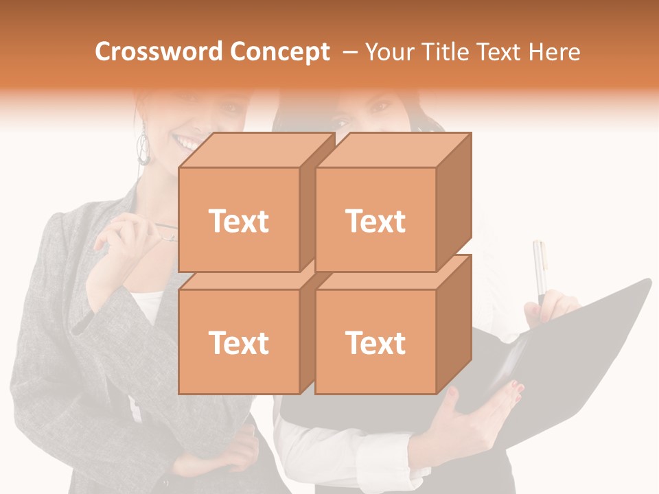 Young Twenties Women PowerPoint Template