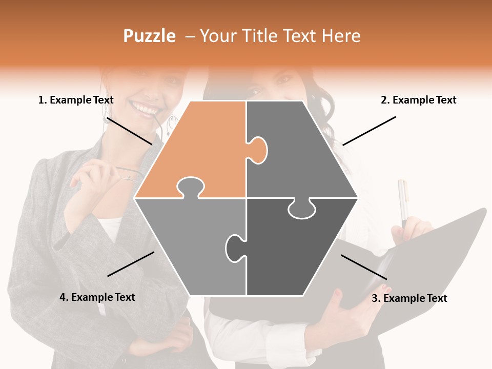 Young Twenties Women PowerPoint Template