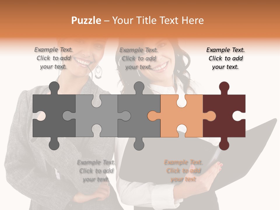 Young Twenties Women PowerPoint Template