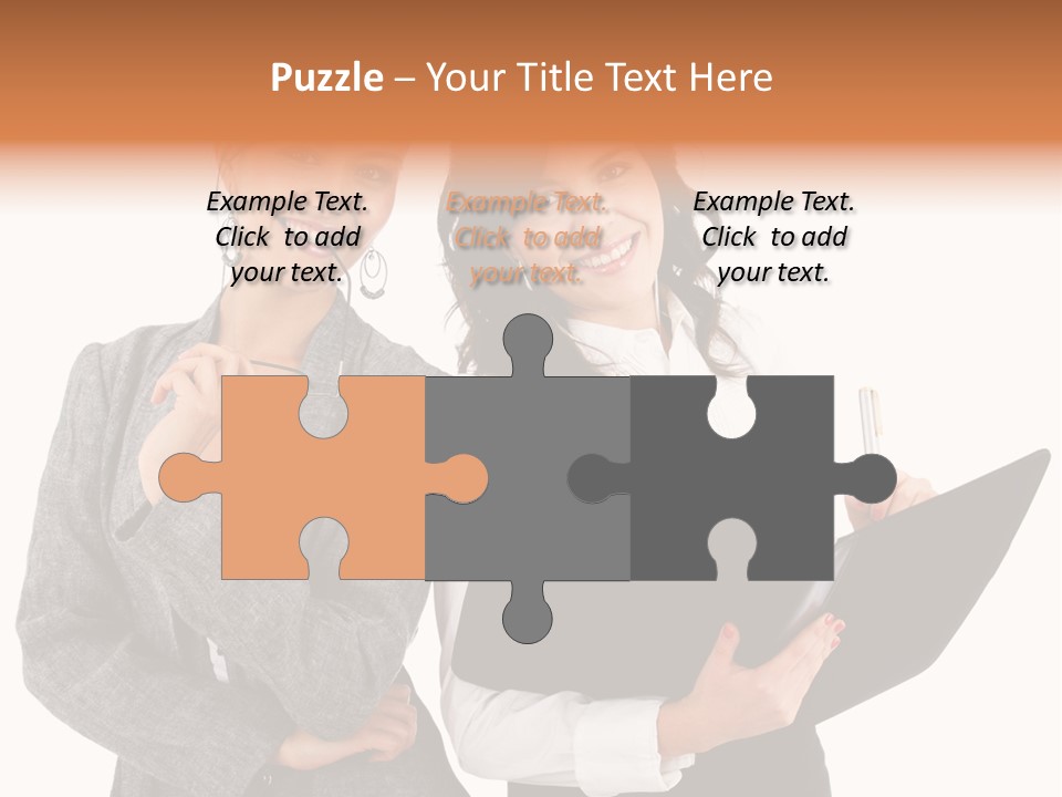 Young Twenties Women PowerPoint Template