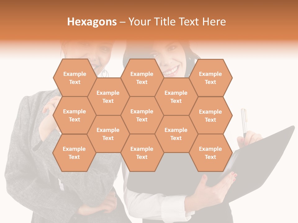 Young Twenties Women PowerPoint Template