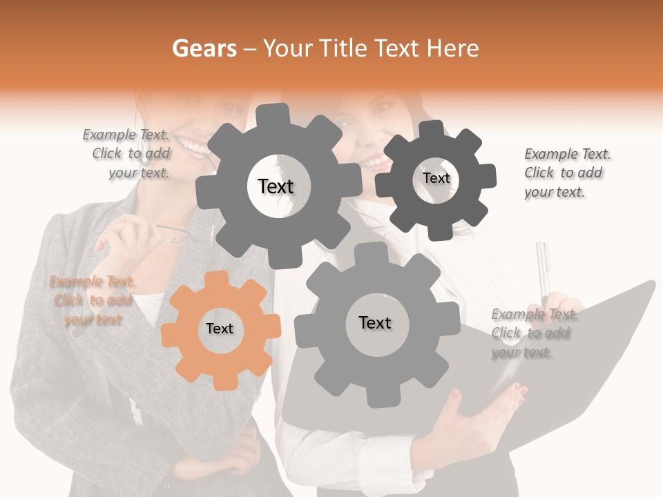 Young Twenties Women PowerPoint Template