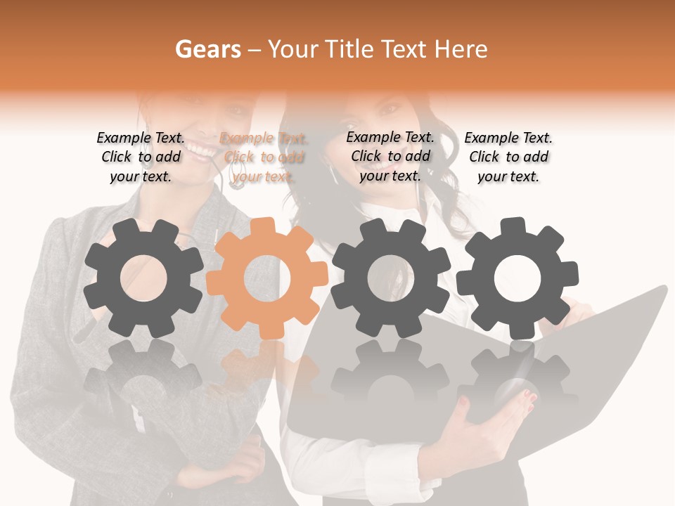 Young Twenties Women PowerPoint Template