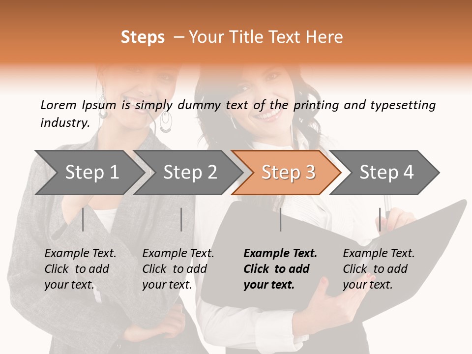 Young Twenties Women PowerPoint Template