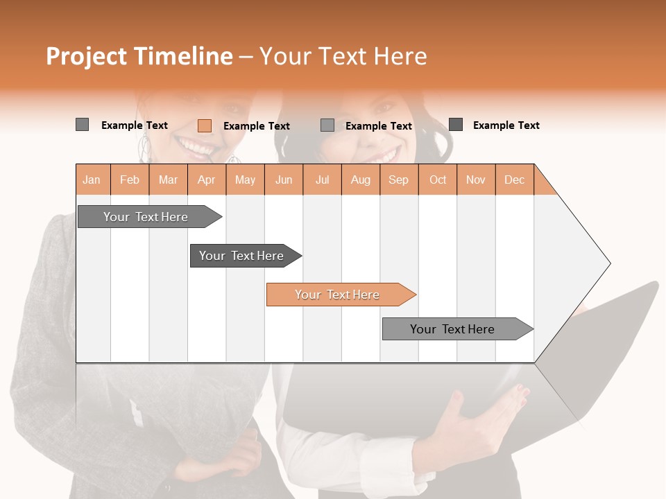 Young Twenties Women PowerPoint Template