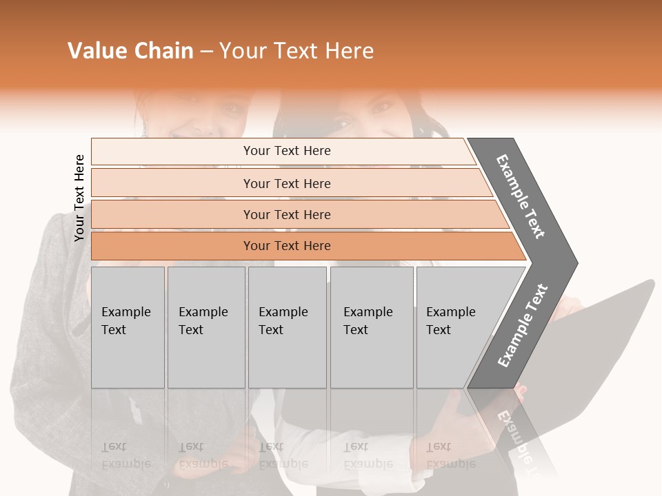 Young Twenties Women PowerPoint Template
