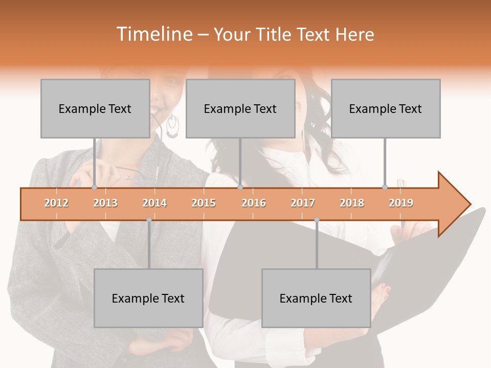 Young Twenties Women PowerPoint Template