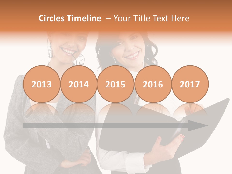 Young Twenties Women PowerPoint Template