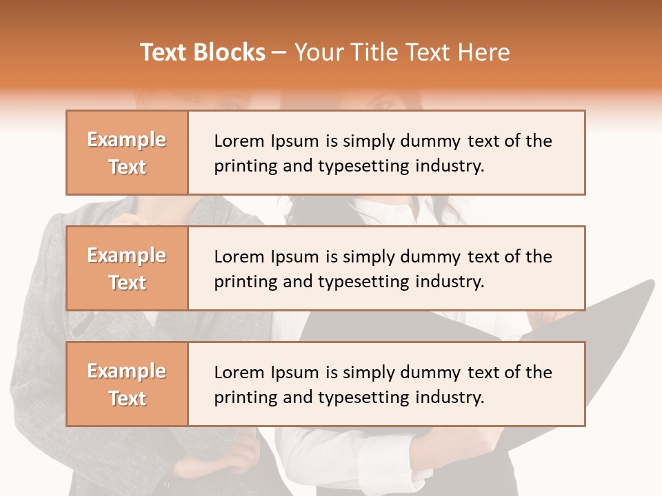 Young Twenties Women PowerPoint Template