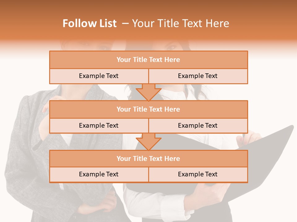 Young Twenties Women PowerPoint Template