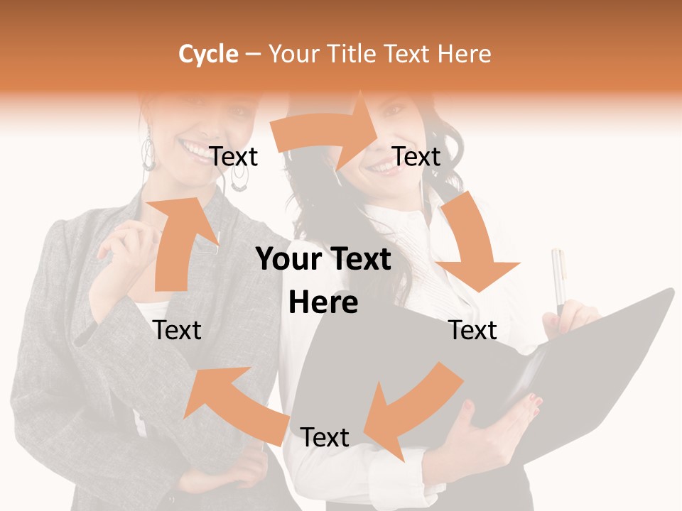 Young Twenties Women PowerPoint Template