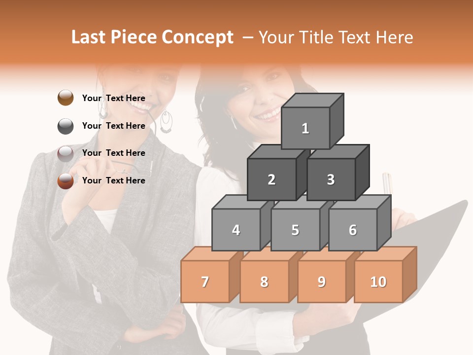 Young Twenties Women PowerPoint Template