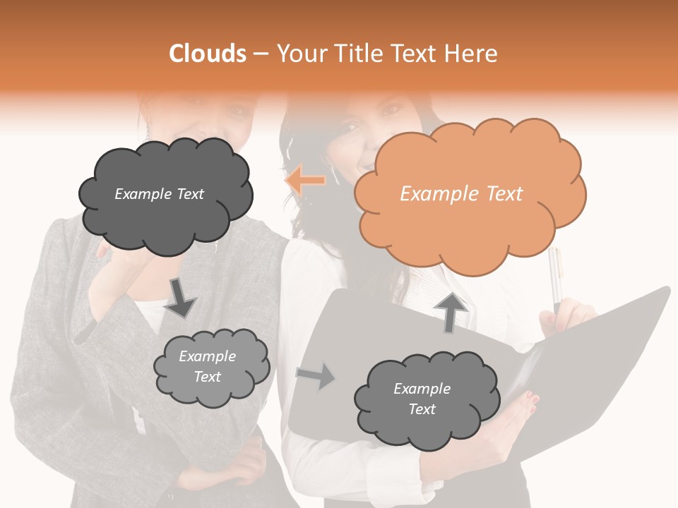 Young Twenties Women PowerPoint Template