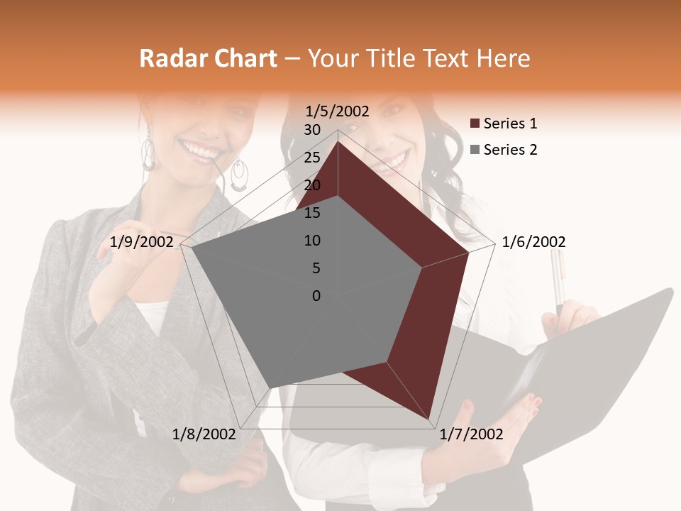 Young Twenties Women PowerPoint Template