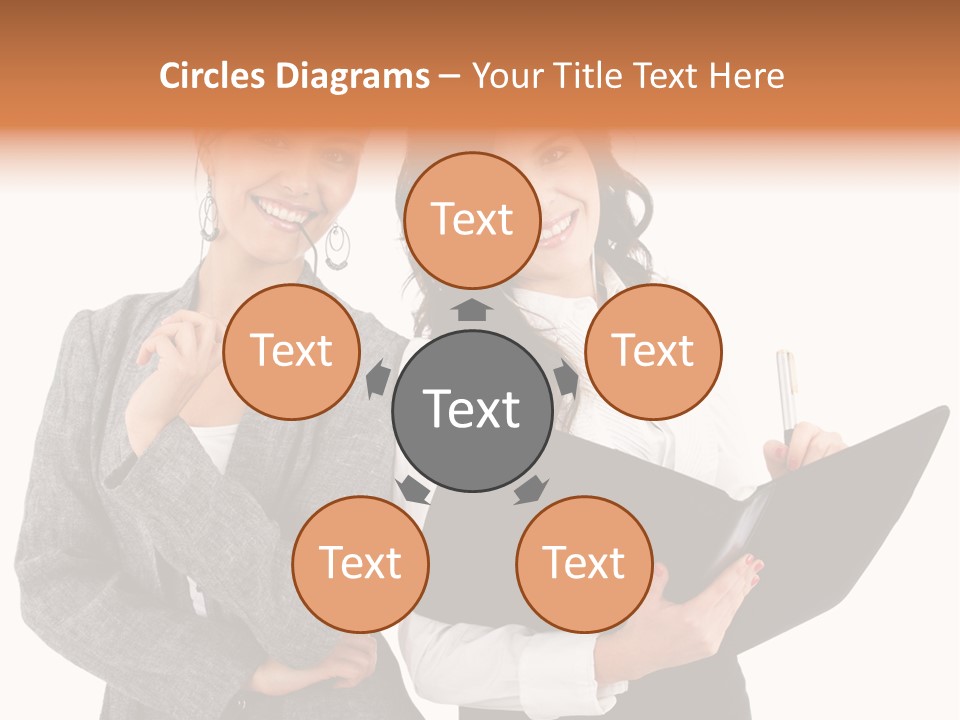 Young Twenties Women PowerPoint Template