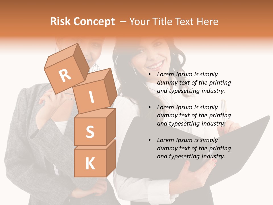 Young Twenties Women PowerPoint Template