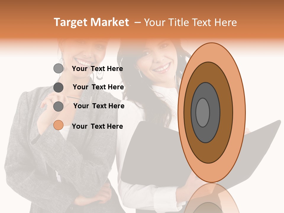 Young Twenties Women PowerPoint Template