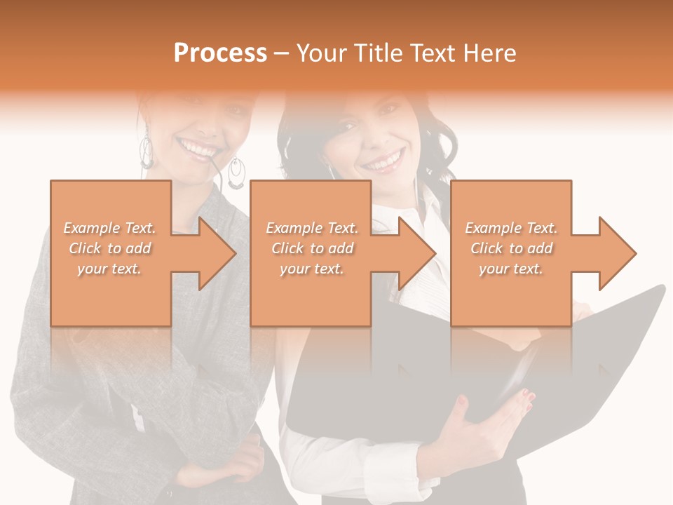 Young Twenties Women PowerPoint Template