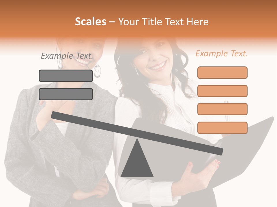 Young Twenties Women PowerPoint Template