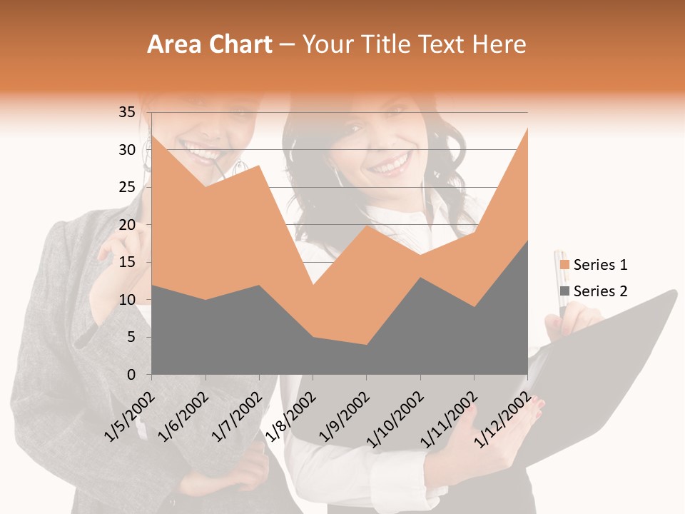 Young Twenties Women PowerPoint Template