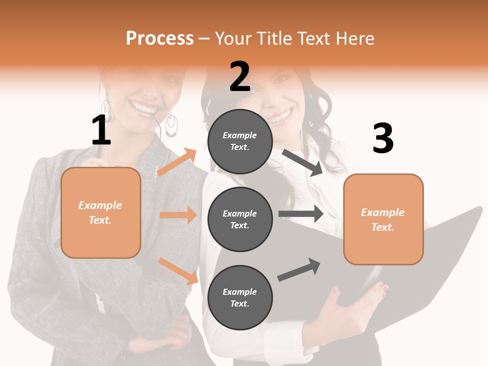 Young Twenties Women PowerPoint Template