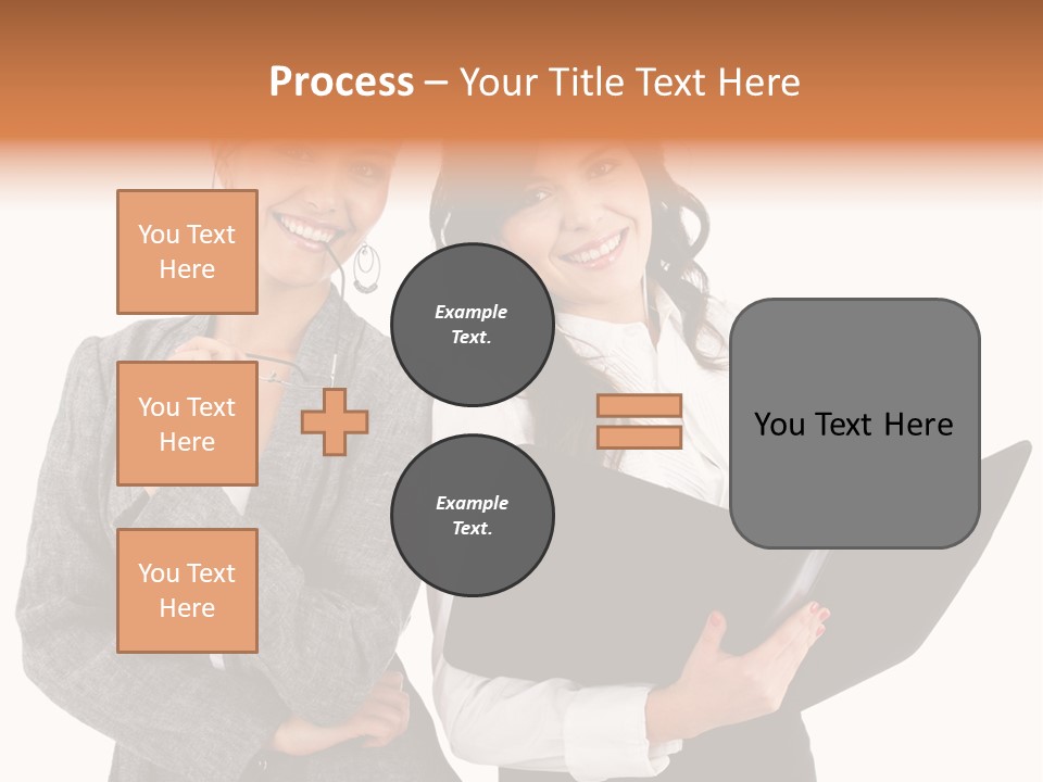 Young Twenties Women PowerPoint Template