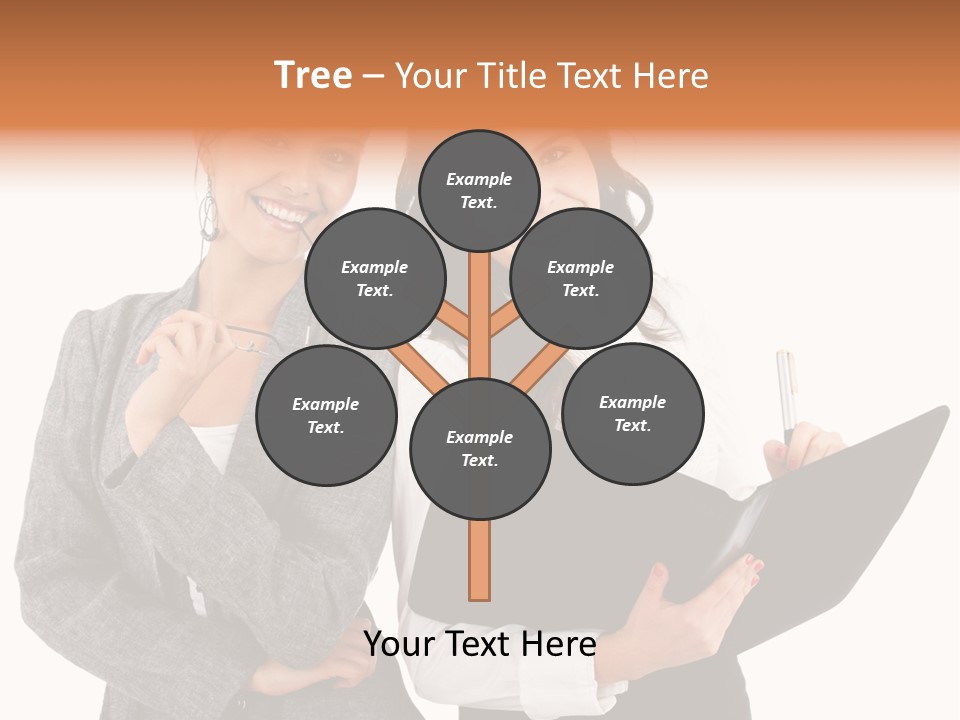 Young Twenties Women PowerPoint Template