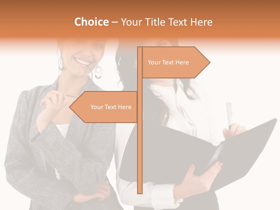 Young Twenties Women PowerPoint Template