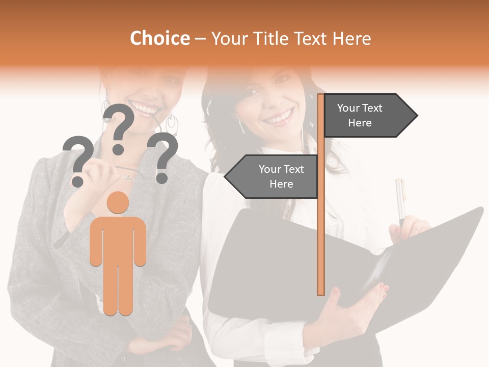 Young Twenties Women PowerPoint Template