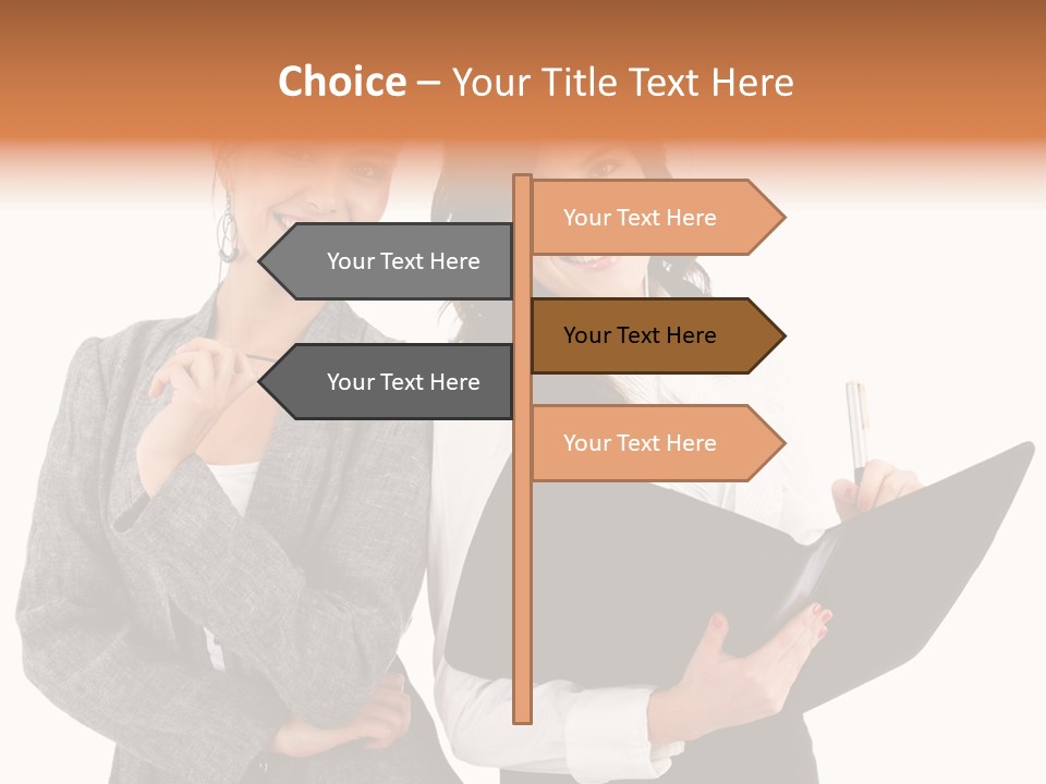 Young Twenties Women PowerPoint Template