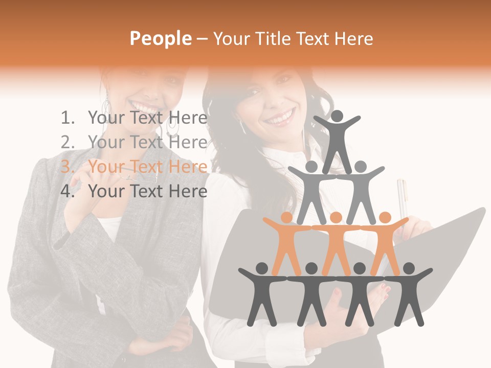 Young Twenties Women PowerPoint Template