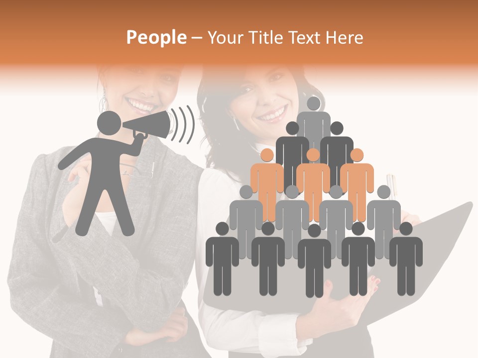 Young Twenties Women PowerPoint Template