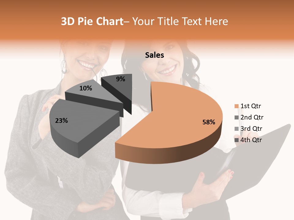 Young Twenties Women PowerPoint Template