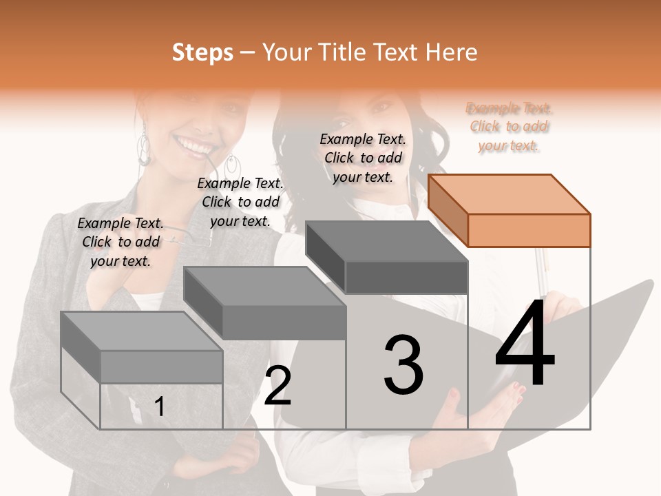 Young Twenties Women PowerPoint Template