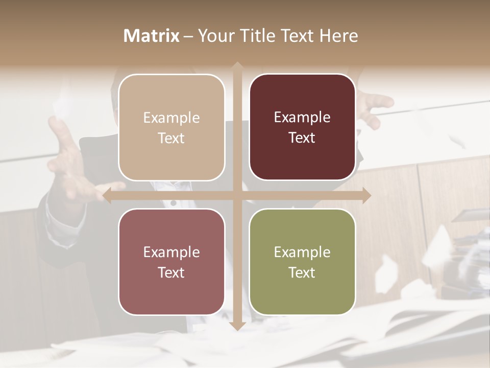 Miserable Man Tension PowerPoint Template