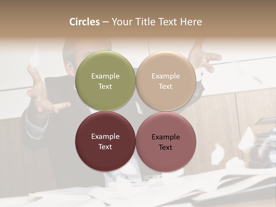 Miserable Man Tension PowerPoint Template