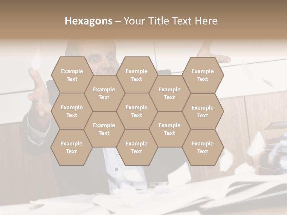 Miserable Man Tension PowerPoint Template