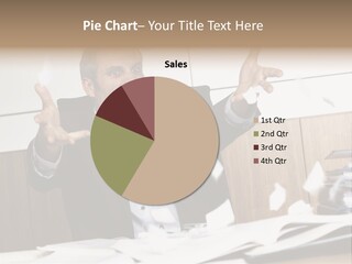 Miserable Man Tension PowerPoint Template