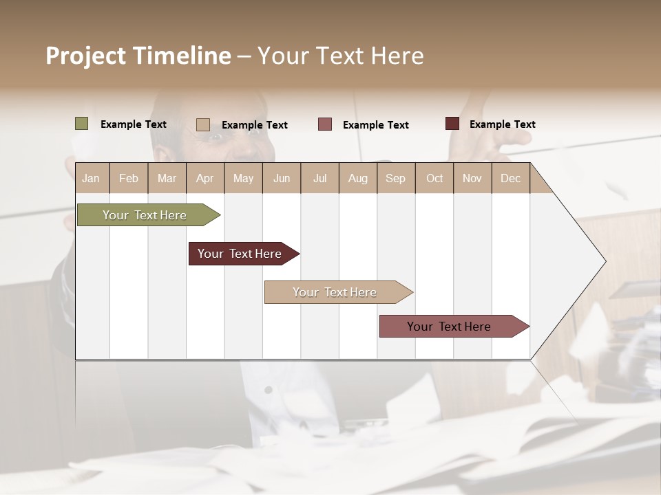 Miserable Man Tension PowerPoint Template