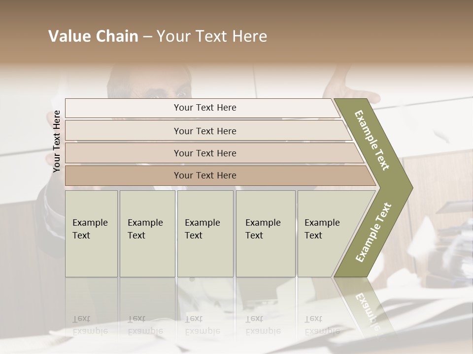 Miserable Man Tension PowerPoint Template