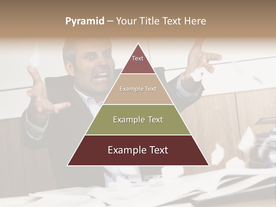 Miserable Man Tension PowerPoint Template